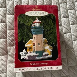 Hallmark Keepsake Ornament. Lighthouse Greetings